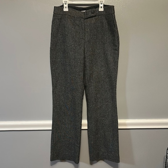 Dalia Collection Gray Dress Jumpsuit with Wool-Blend Fabric - Picture 1 of 8
